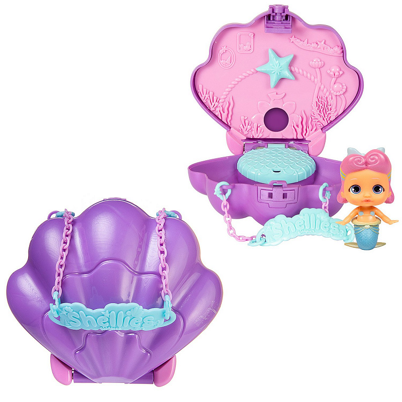 Кукла Русалочка IMC Toys Bloopies Shellies фиолетовая