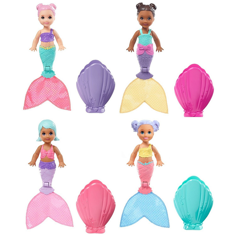 Игрушка Barbie Маленькая русалочка-сюрприз 12,5 см