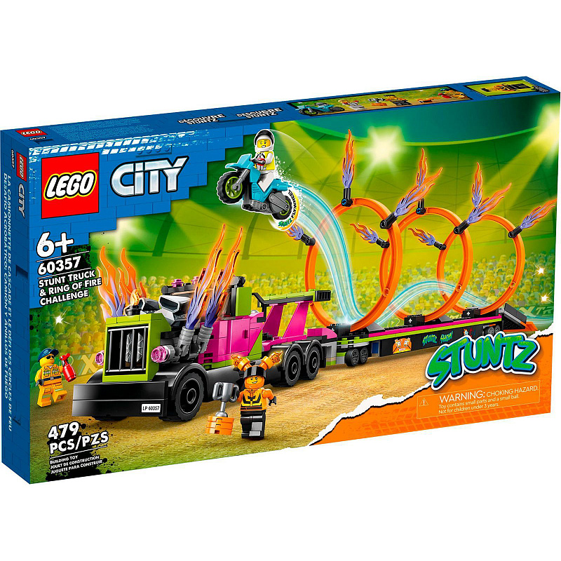 Конструктор LEGO City Stuntz Главное каскадерское испытание 479 элементов