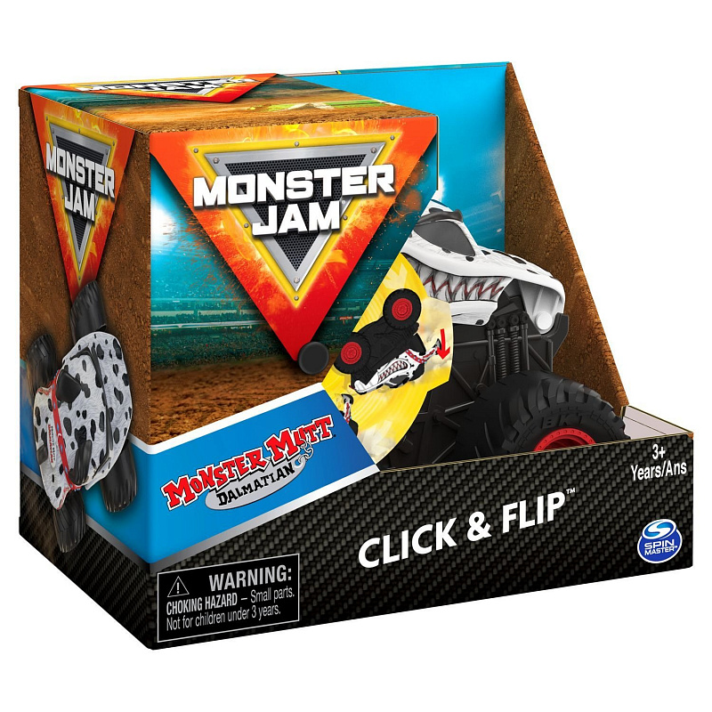 Машинка инновационная Monster Jam 1:43 Dalmatian Spin Master