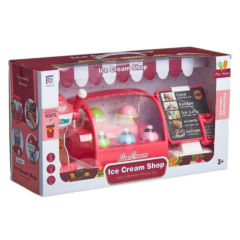 Игровой набор Ресторан Кафе-мороженое Play Kingdom со светом и звуком