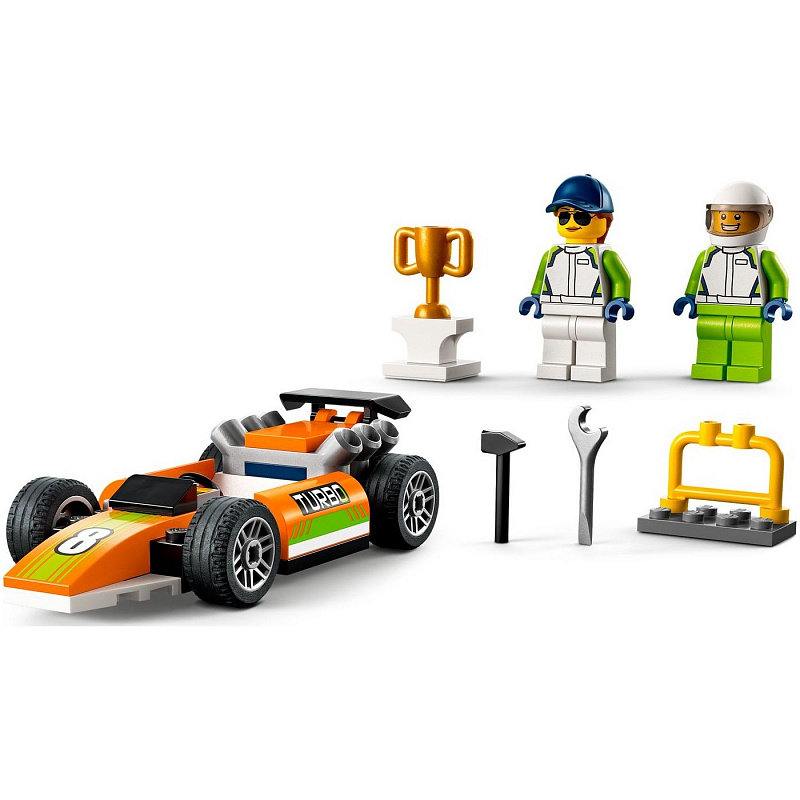 Конструктор LEGO City Гоночный автомобиль 89 деталей