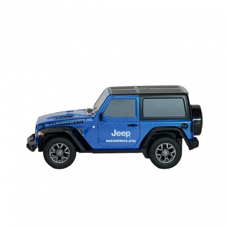 Машина радиоуправляемая Внедорожник Jeep Wrangler 1:22 синий со светом