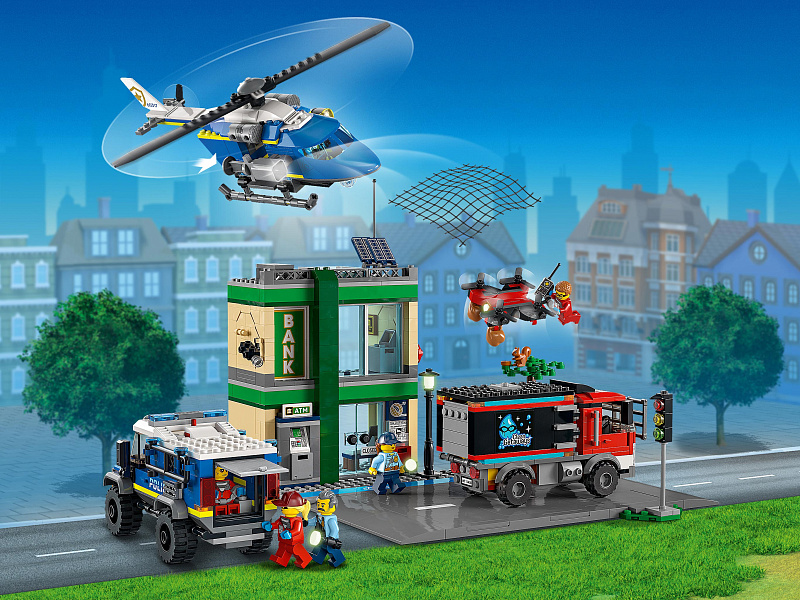 Конструктор LEGO City Полицейская погоня в банке 60317