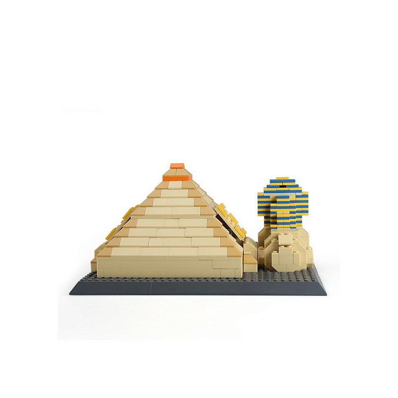 Конструктор Пирамиды Гизы Wange 643 элемента