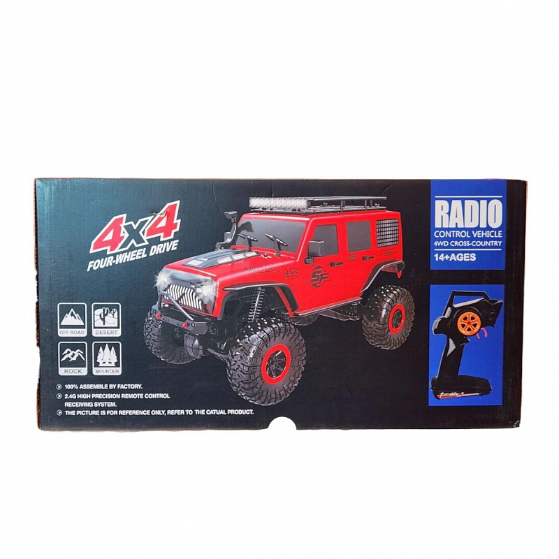 Машина радиоуправляемая JEEP Wrangler 4WD 1:10 с независимой подвеской
