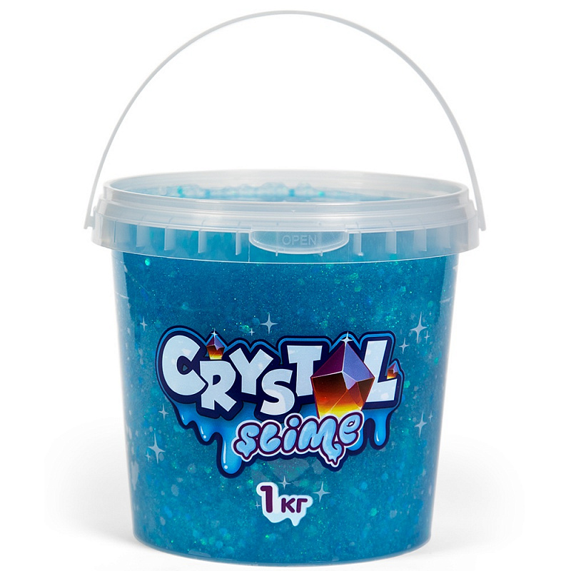 Слайм Crystal slime голубой 1 кг