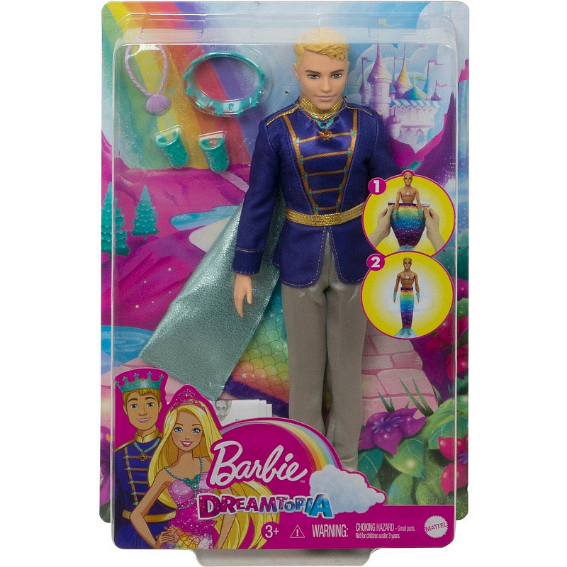 Кукла Barbie Дримтопия 2 в 1 Принц