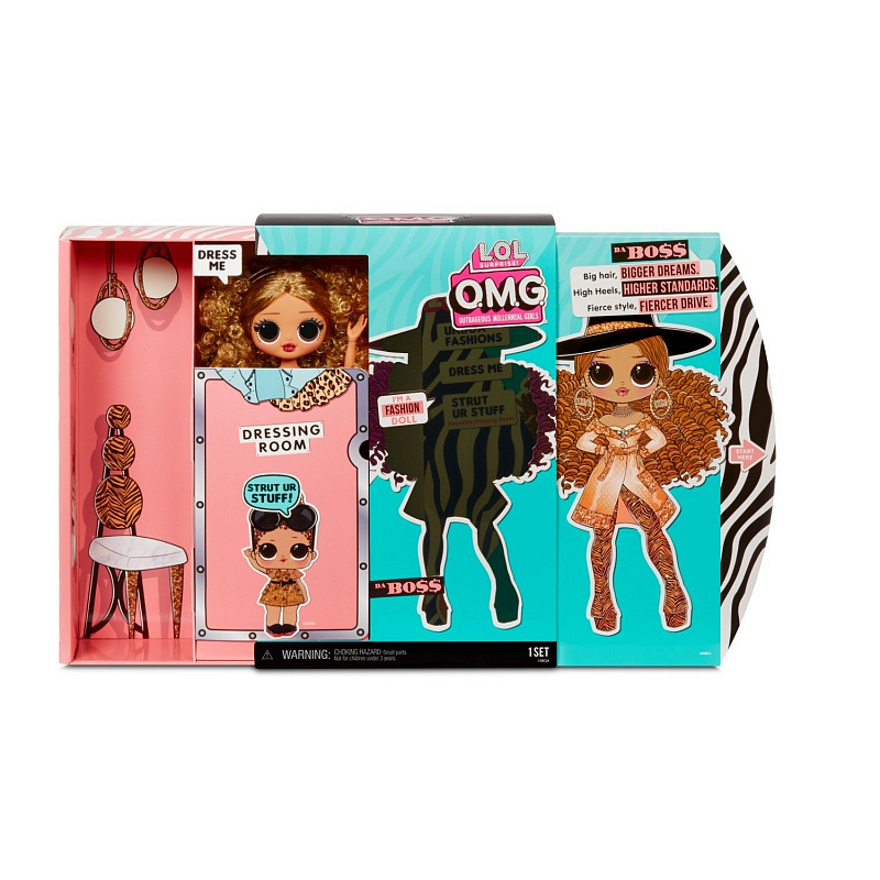 Кукла L.O.L. Surprise! OMG Doll 3-Da Boss в непрозрачной упаковке