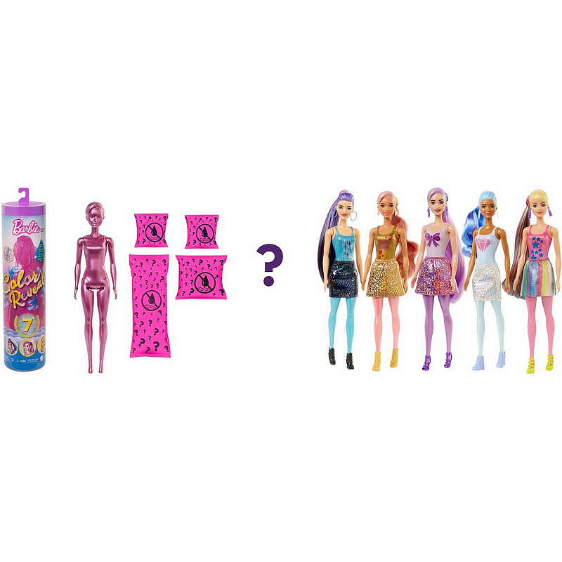 Кукла-сюрприз Волна 1 Barbie в непрозрачной упаковке с аксессуарами