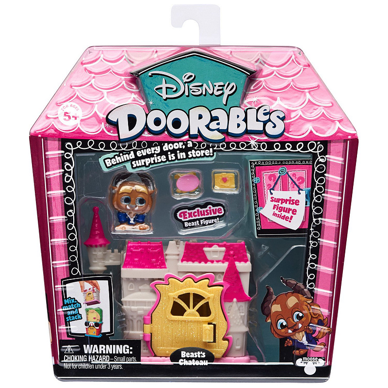 Игровой набор Красавица и Чудовище Moose Disney Doorables 2 фигурки сюрприз