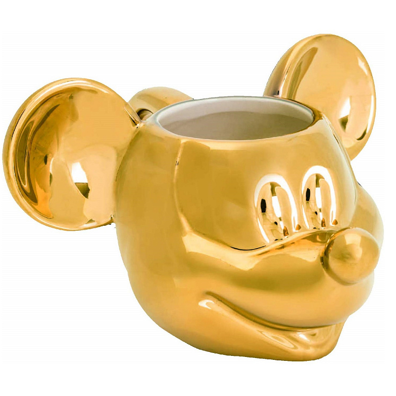 Кружка Joy Toy 3D Микки Маус золотой