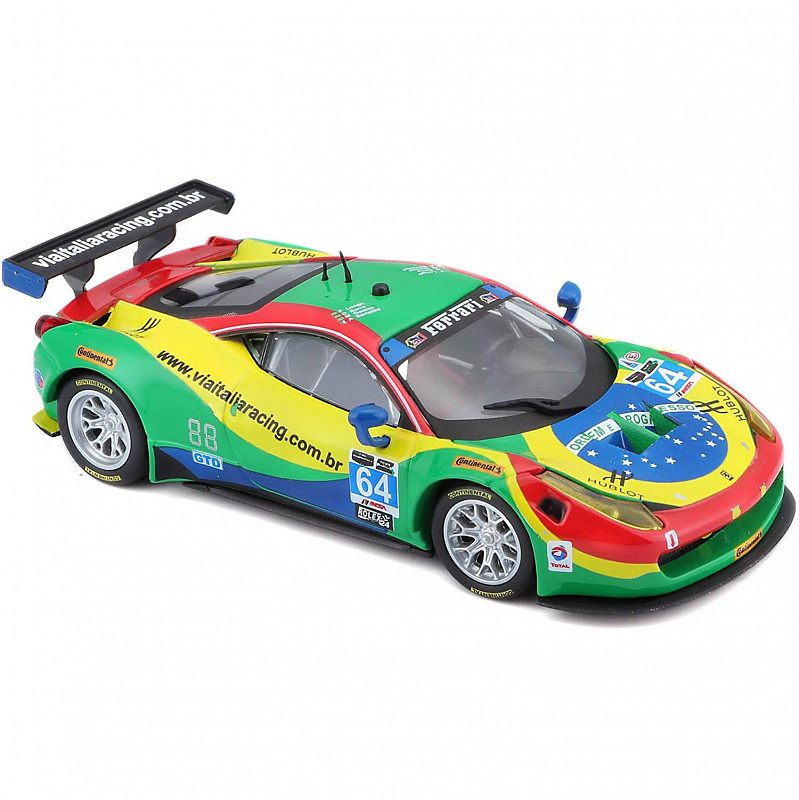 Коллекционная машинка Феррари 1:43 Ferrari Racing - 458 Italia GT3 2015 Bburago