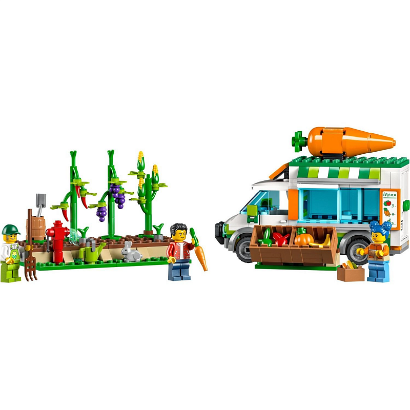 Конструктор LEGO City Фургон для фермерского рынка Farmers Market Van 310 деталей
