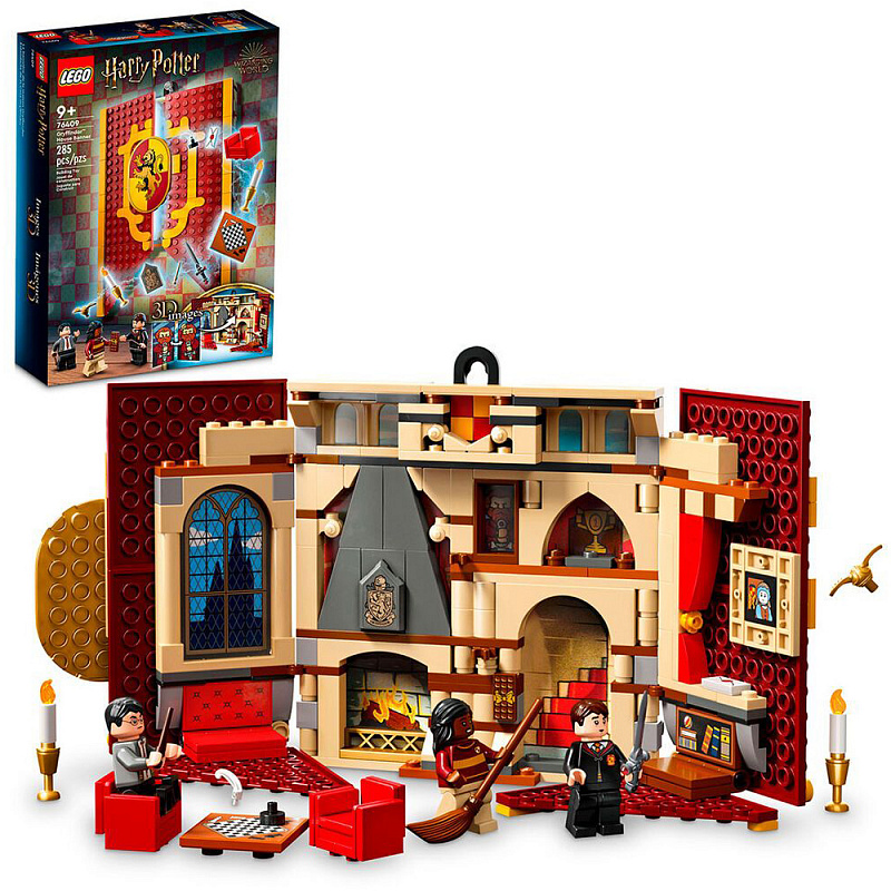 Конструктор LEGO Harry Potter Знамя Дома Гриффиндора 285 элементов