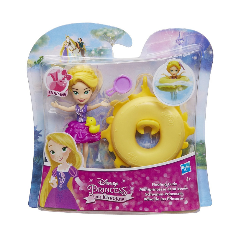 Мини-кукла Рапунцель плавающая на круге Hasbro Принцессы Дисней