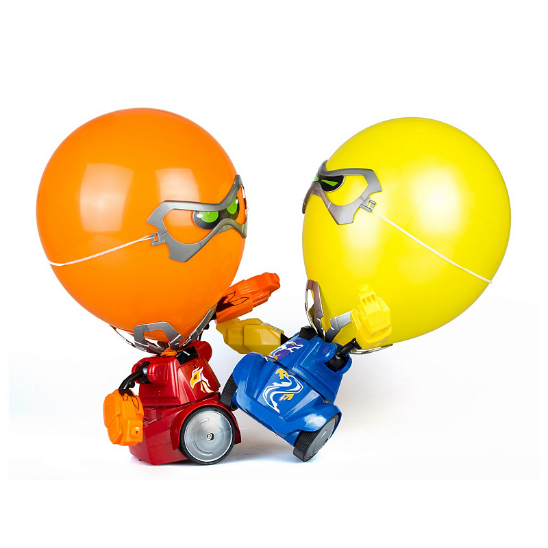 Боевые роботы Робокомбат Шарики Silverlit жёлтый и оранжевый
