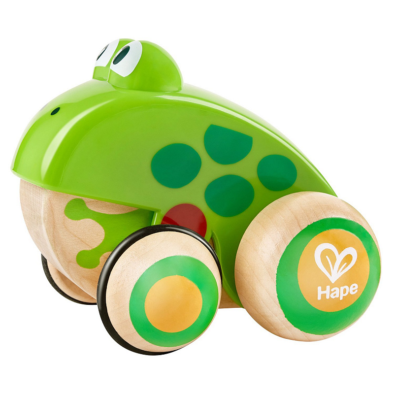 Игрушка-каталка для малышей Семья лягушек на прогулке Hape