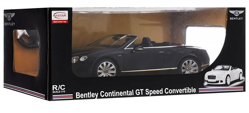 Машина на радиоуправлении Bentley Continetal GT чёрная