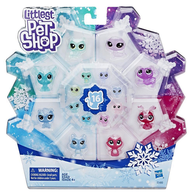 Игровой набор 16 петов Холодное царство Hasbro Littlest Pet Shop