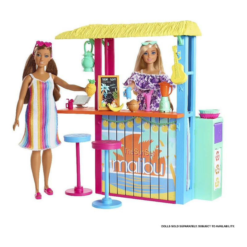 Игровой набор Soa FN для куклы Barbie Malibu chiosco 