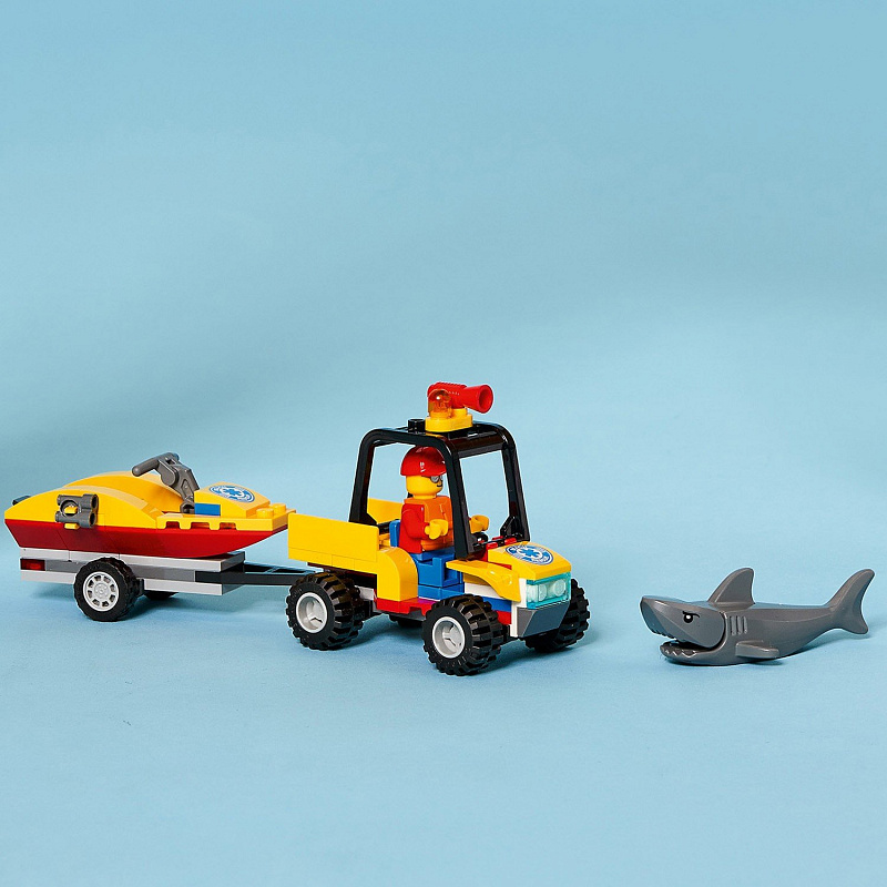 Конструктор LEGO City Пляжный спасательный вездеход 79 деталей