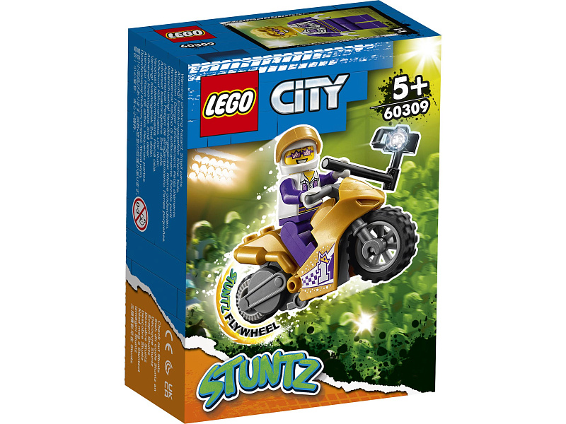 Конструктор LEGO City Трюковый мотоцикл с экшн-камерой 60309