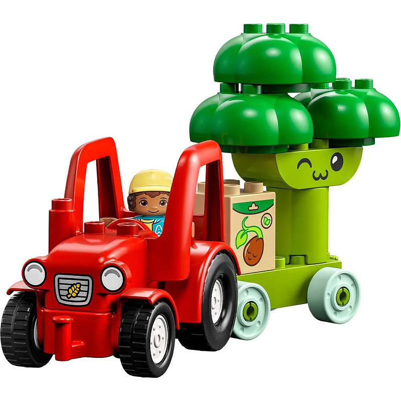 Конструктор LEGO Duplo Фруктово-овощной трактор 19 элементов