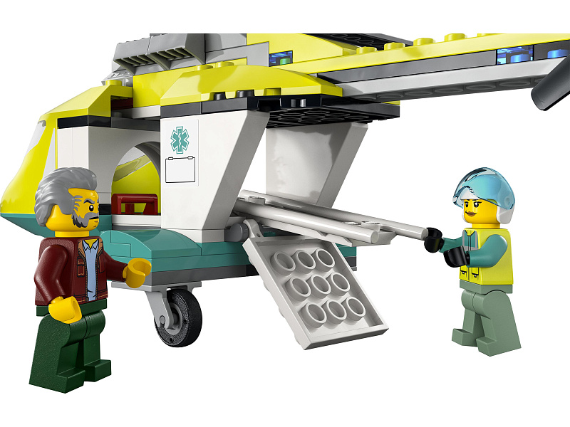 Конструктор LEGO City Грузовик для спасательного вертолёта 60343