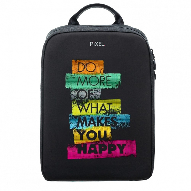 Рюкзак с LED-дисплеем Pixel Plus PIXEL BAG Grafit серый