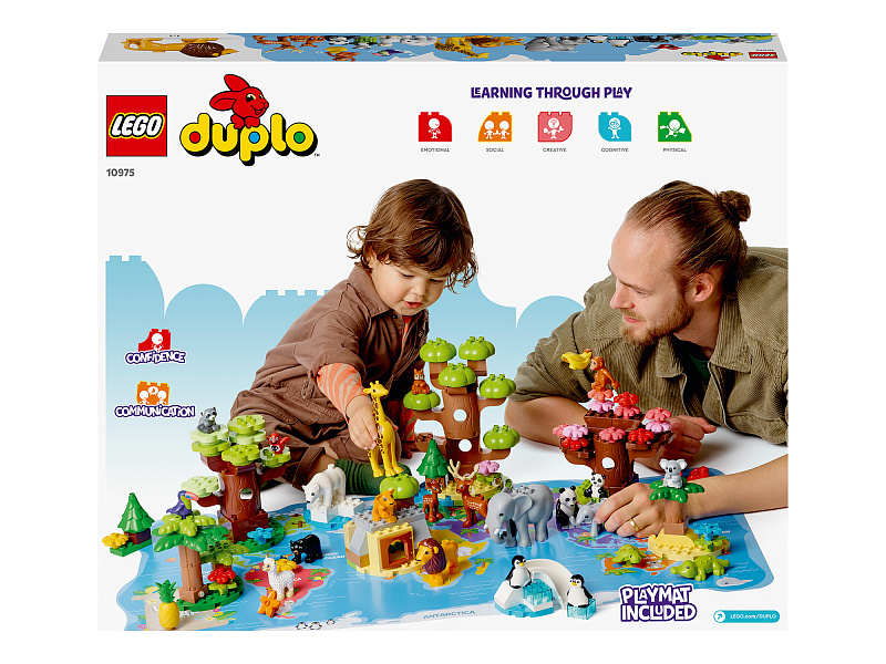 Конструктор LEGO Duplo Дикие животные мира 10975
