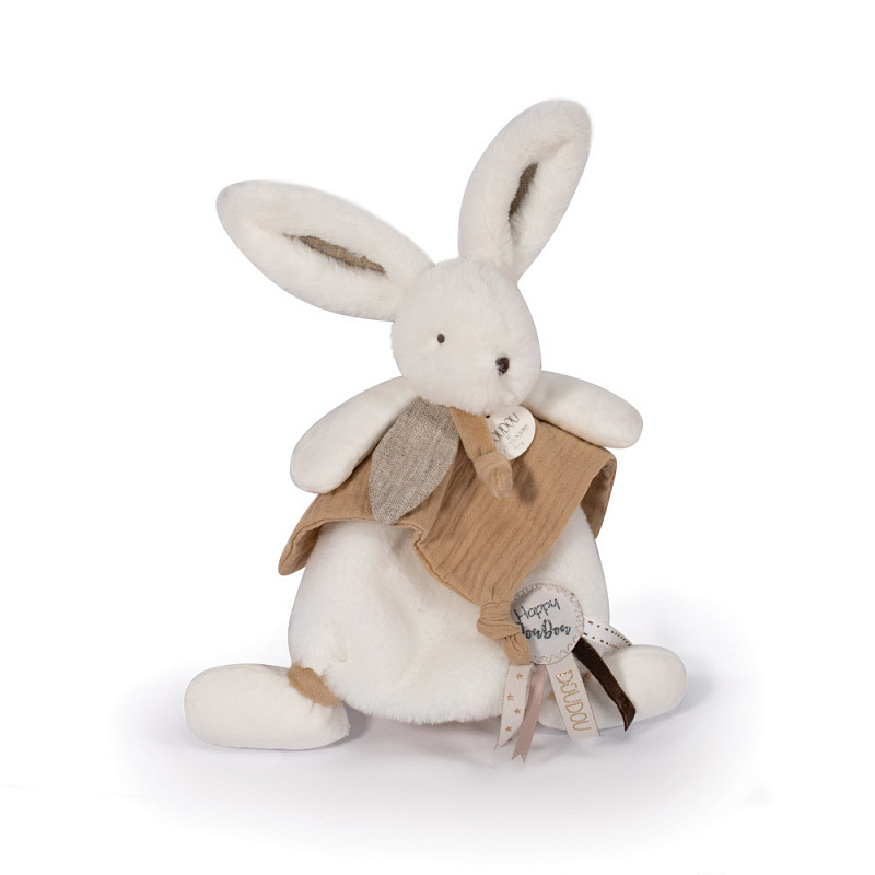 Мягкая игрушка Кролик Happy Wild Doudou бежевый 25 см