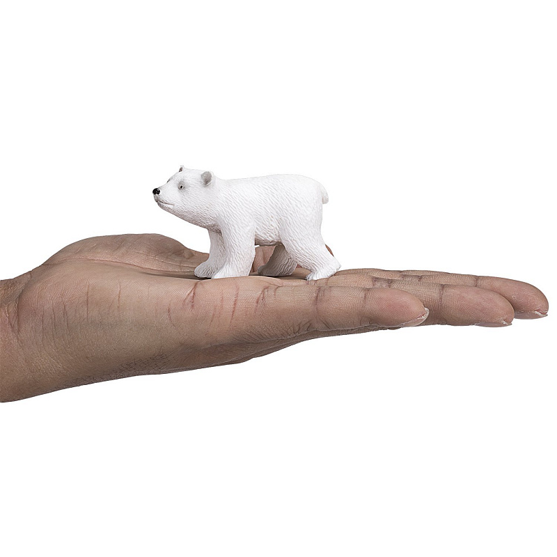 Фигурка белый медвежонок идущий Mojo Animal Planet