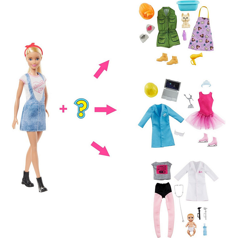 Кукла Barbie Блондинка Загадочные профессии 