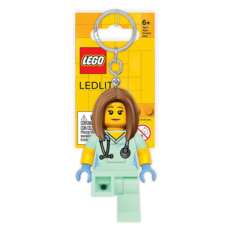 Брелок-фонарик для ключей lego Light Classic - Nurse Медсестра