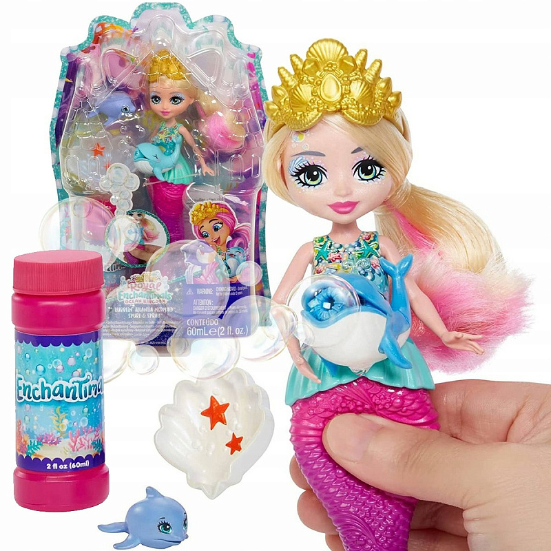 Кукла Enchantimals Русалочка с волшебными пузырьками