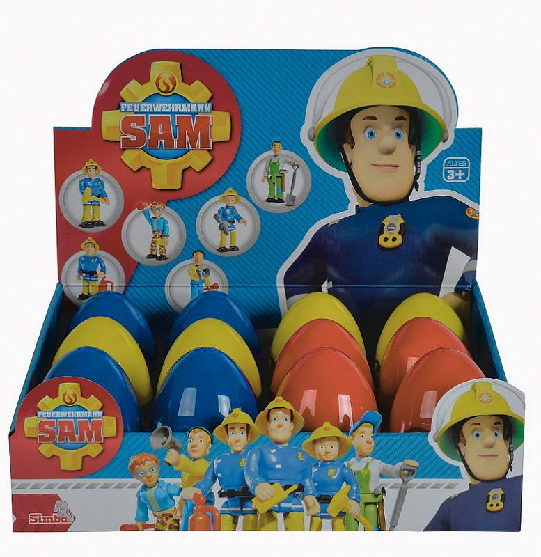 Пожарный Сэм Фигурка в яйце с аксессуарами Fireman Sam