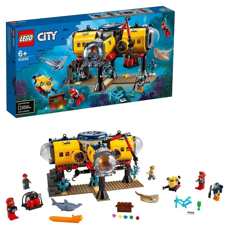 Конструктор LEGO City Океан: исследовательская база 60265
