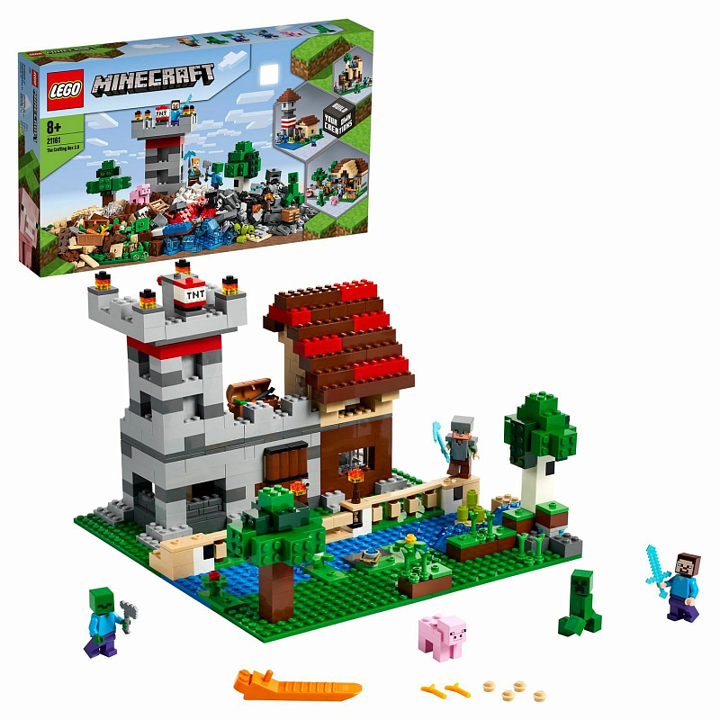 Конструктор LEGO Minecraft Набором для творчества 3.0