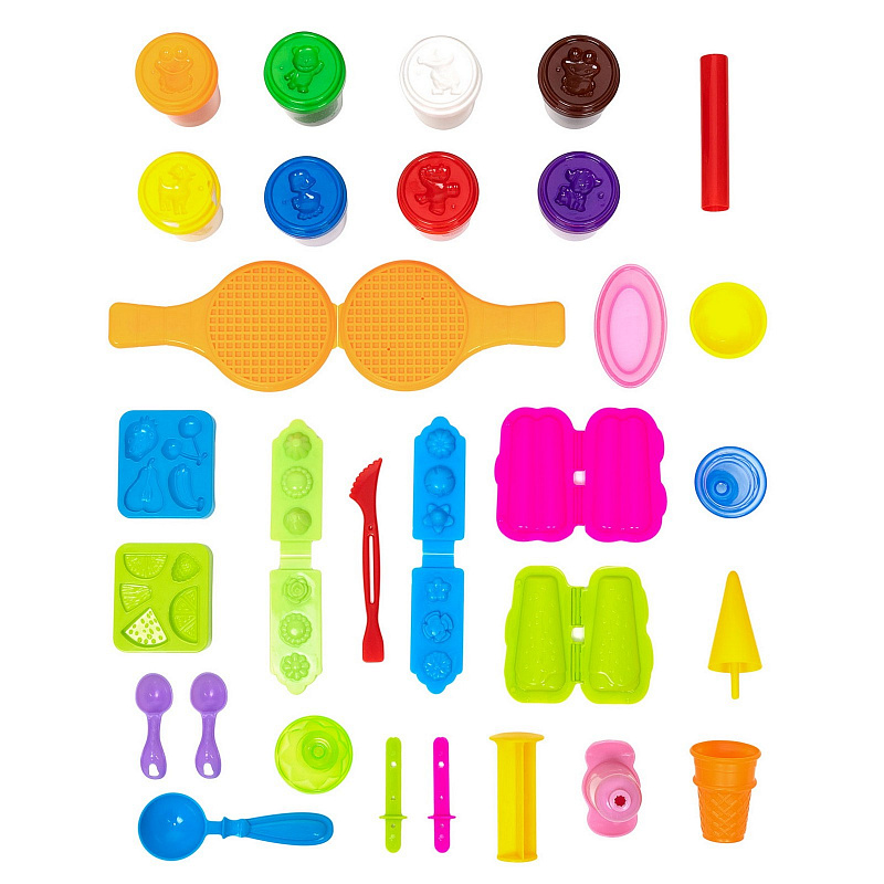 Набор теста для лепки с аксессуарами Фабрика мороженого Kid's Toys