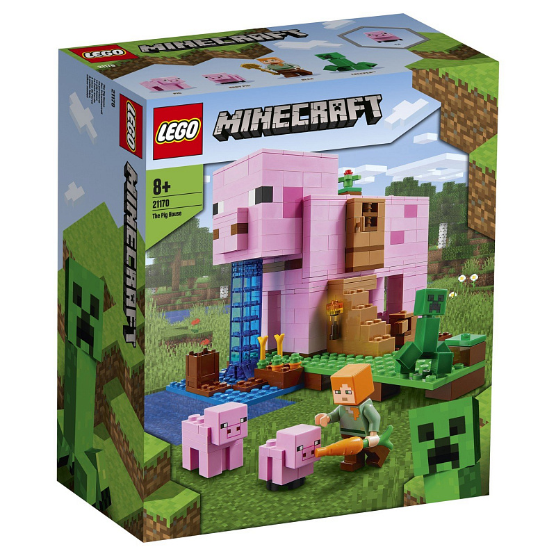 Конструктор LEGO Minecraft Дом-свинья