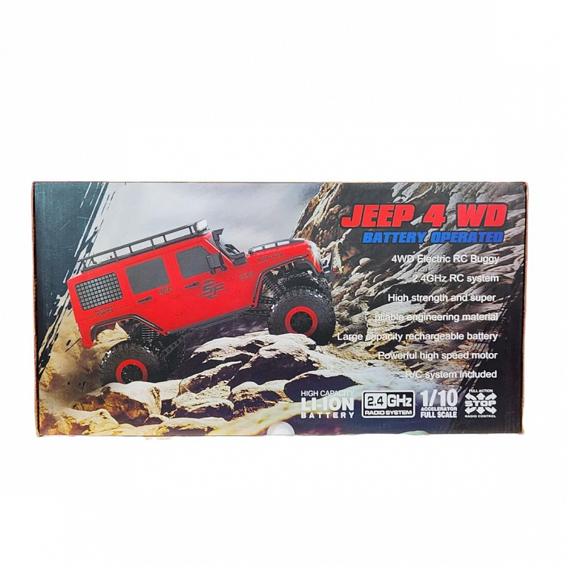 Машина радиоуправляемая JEEP Wrangler 4WD 1:10 с независимой подвеской