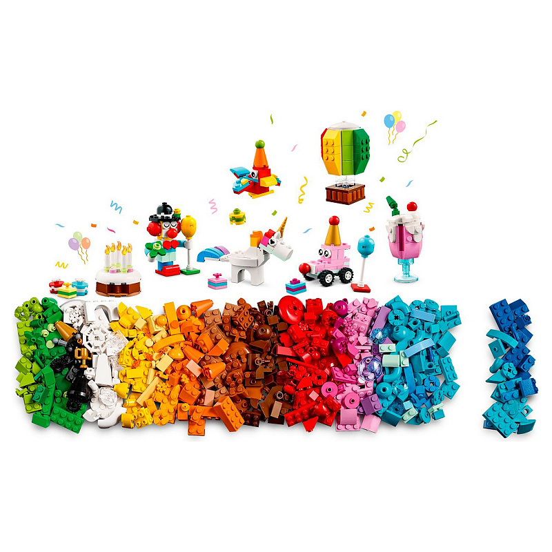 Конструктор LEGO Classic Коробка для творческой вечеринки 900 элементов 