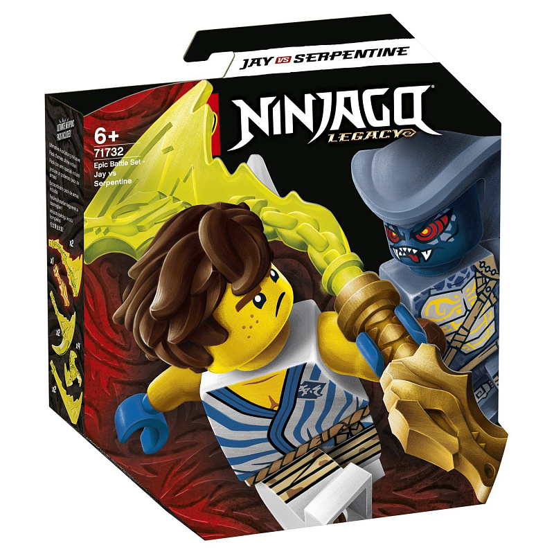 Конструктор LEGO Ninjago Легендарные битвы: Джей против воина-серпентина 69 деталей