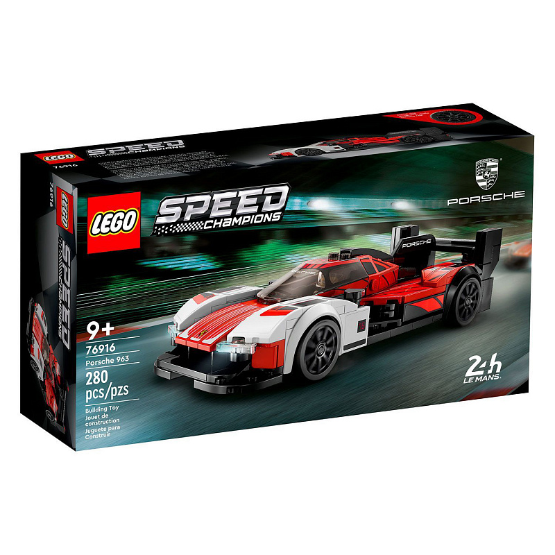 Конструктор LEGO Speed Champions Порше 963 280 элементов