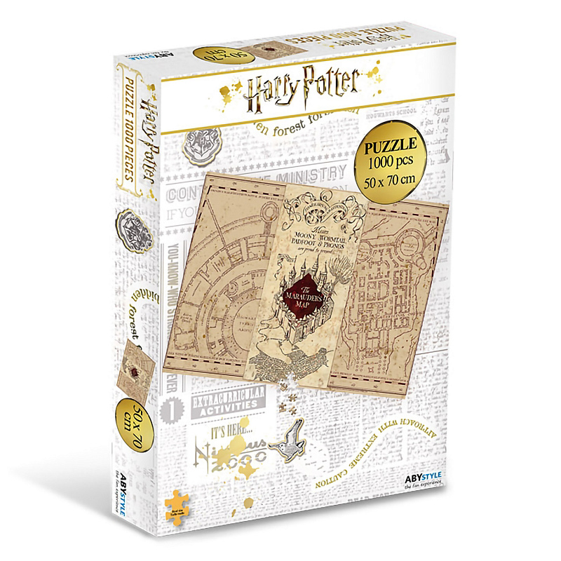 Пазл Гарри Поттер ABYstyle Harry Potter Jigsaw puzzle 1000 деталей