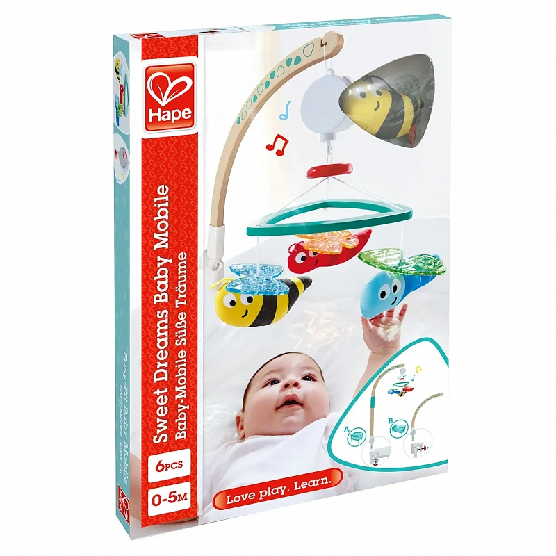 Игрушка для новорожденных Hape детский Мобиль Сладких снов