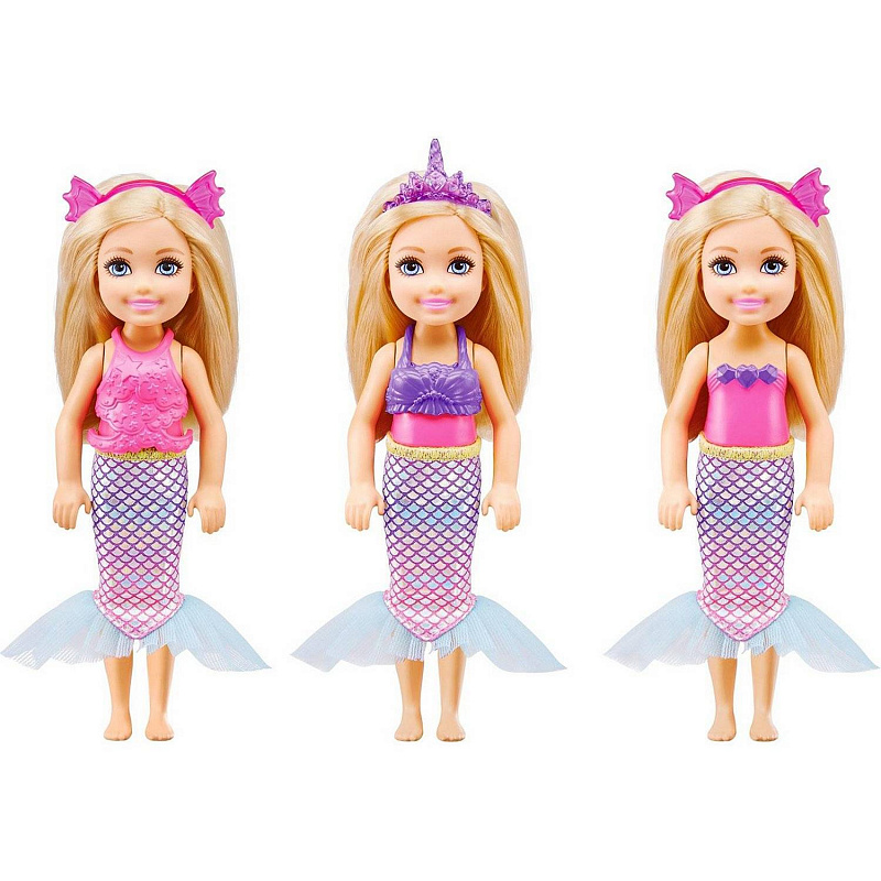 Игровой набор Barbie Кукла Челси Игра с переодеваниями с набором одежды и аксессуаров