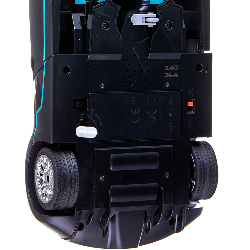 Радиоуправляемая машина-трансформер со светом и звуком Robotech чёрная