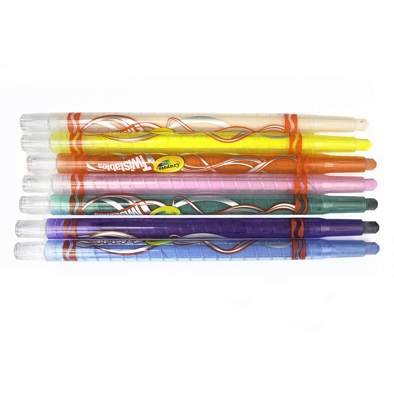 Восковые мелки выкручивающиеся 12 цветов Crayola